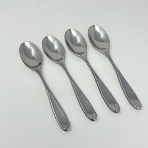 Set of 4 Teaspoons Stanley Roberts CANEEL BAY Crown Stainless Flatware Japan